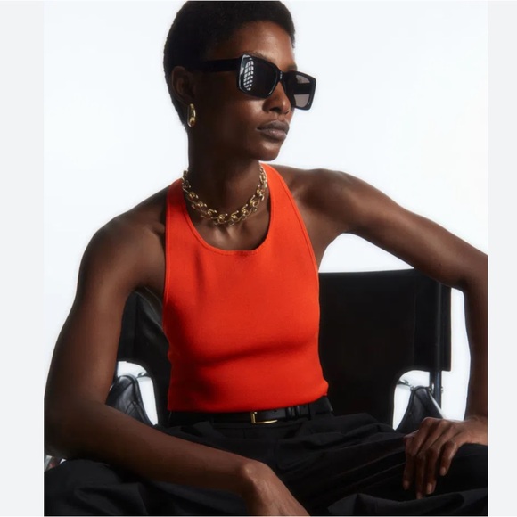 COS Knitted Halterneck Tank Top - Picture 4 of 9